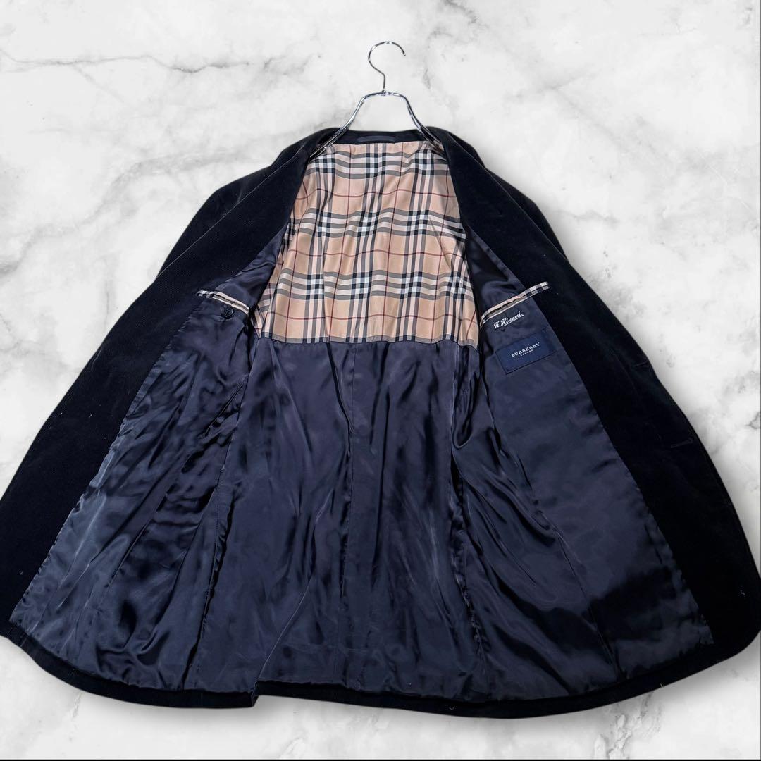 BURBERRY LONDONコーデュロイ テーラードジャケット サイズM 黒