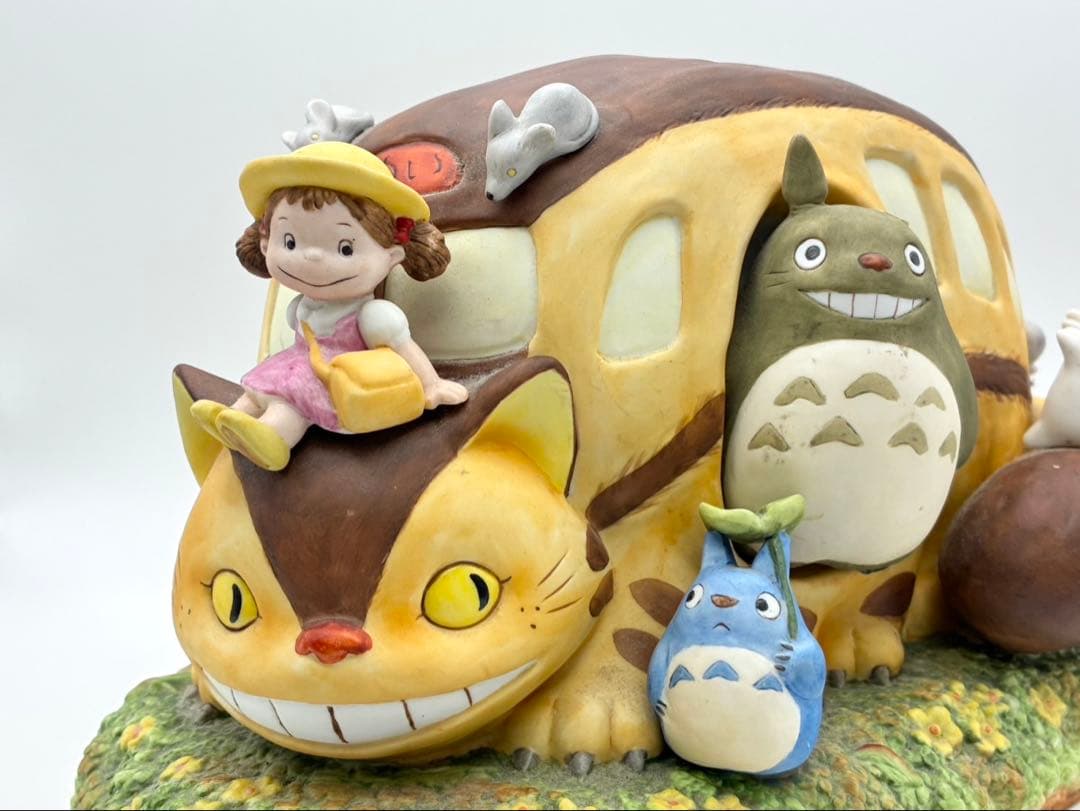 【希少】セキグチ 二馬力 となりのトトロ ネコバス（全員集合）オルゴール