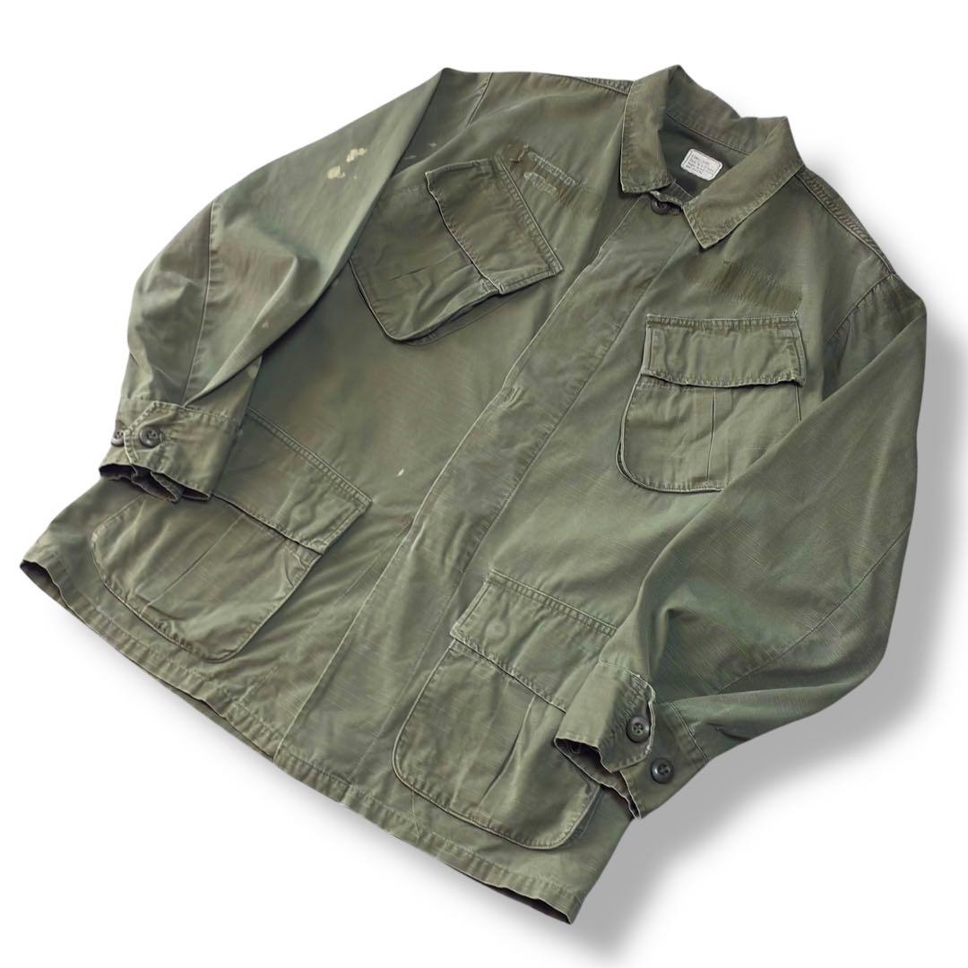 ［5th］70s US ARMY“ジャングルファティーグジャケット“米軍実物