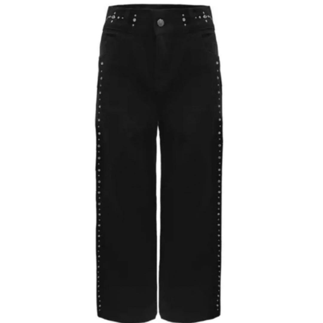 ODOR Cris studded pants デニム