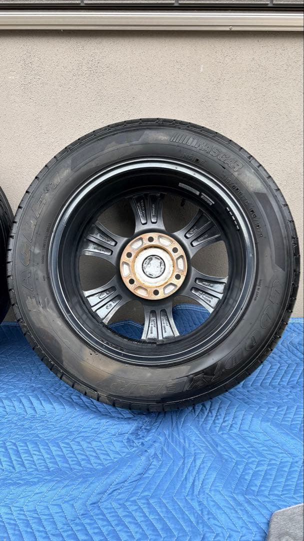【きい】①タイヤホイール　バルベロ クリムソン 6穴 PCD139.7mm