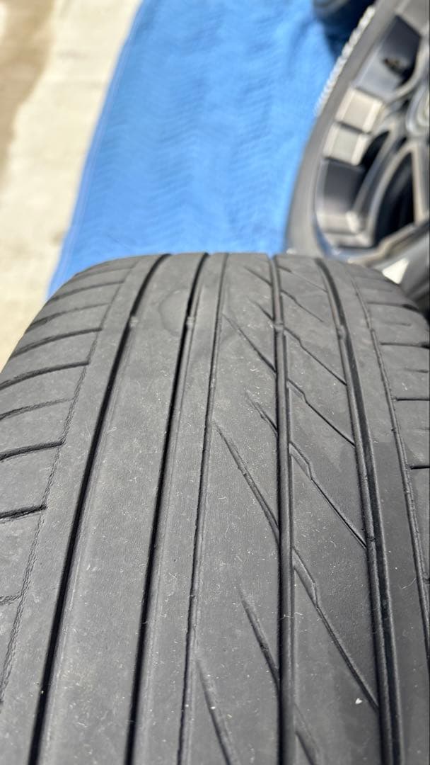 【きい】①タイヤホイール　バルベロ クリムソン 6穴 PCD139.7mm