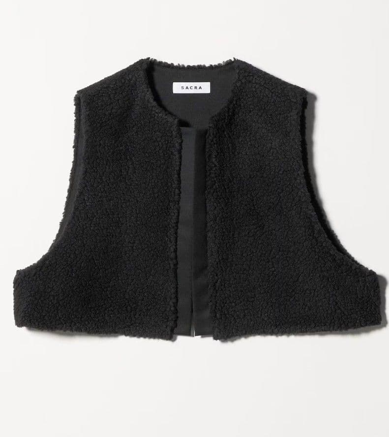 SACRA サクラ　ボア　ミニベスト　ブラック