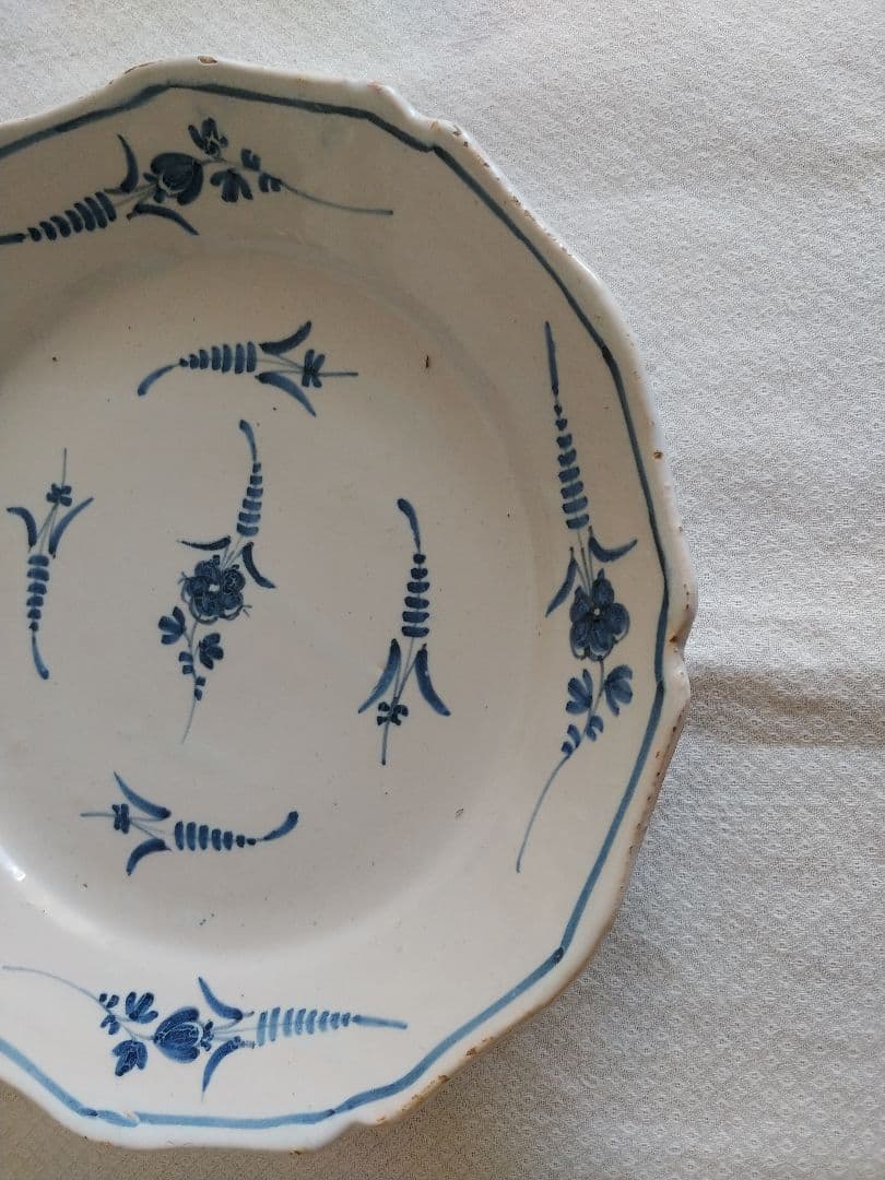 フランスアンティークプレート C ムスティエ　希少