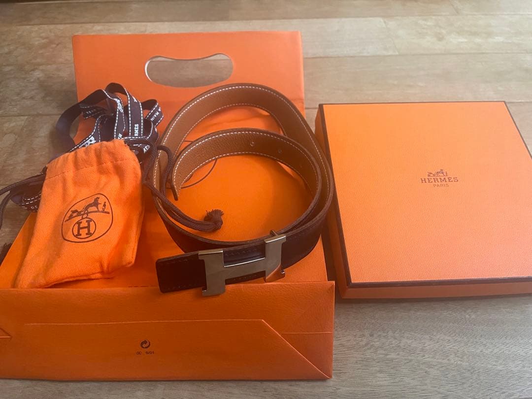 ララのお母さんほぼ新品　正規品　エルメス　ベルト　レディースサイズ65