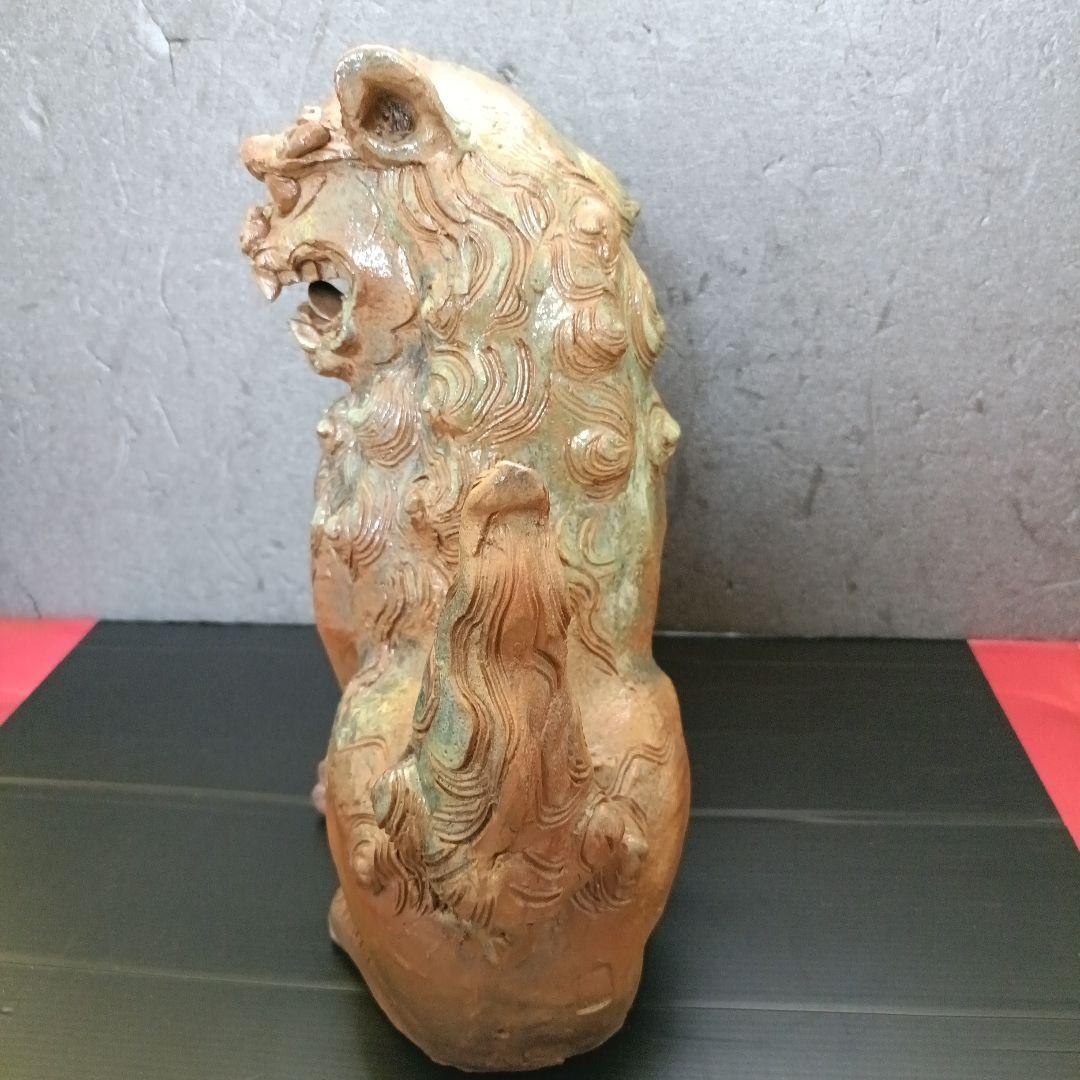 マスカット　シーサー　壺屋焼