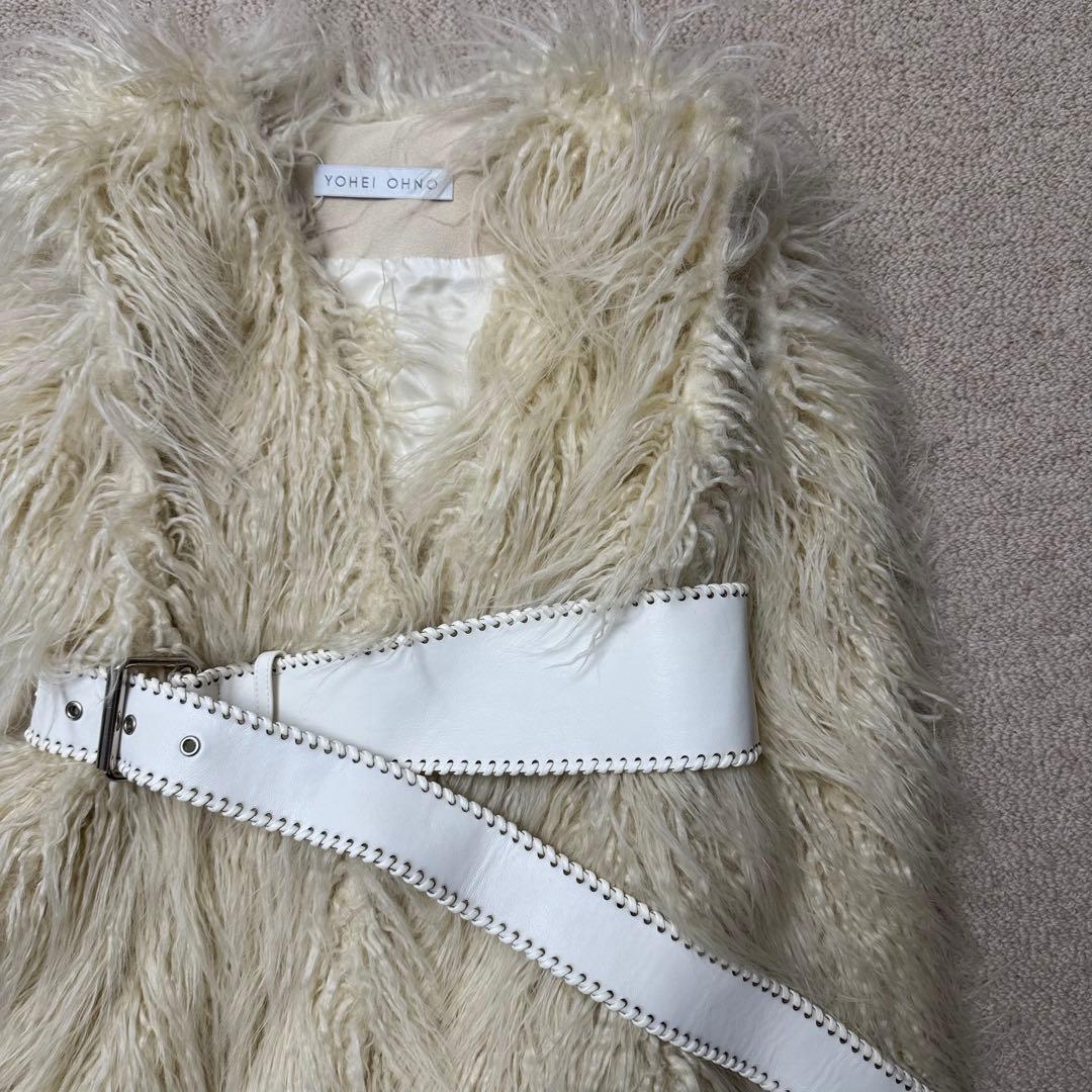 YOHEI OHNO Mantle Fur Vest ファーベスト　未使用