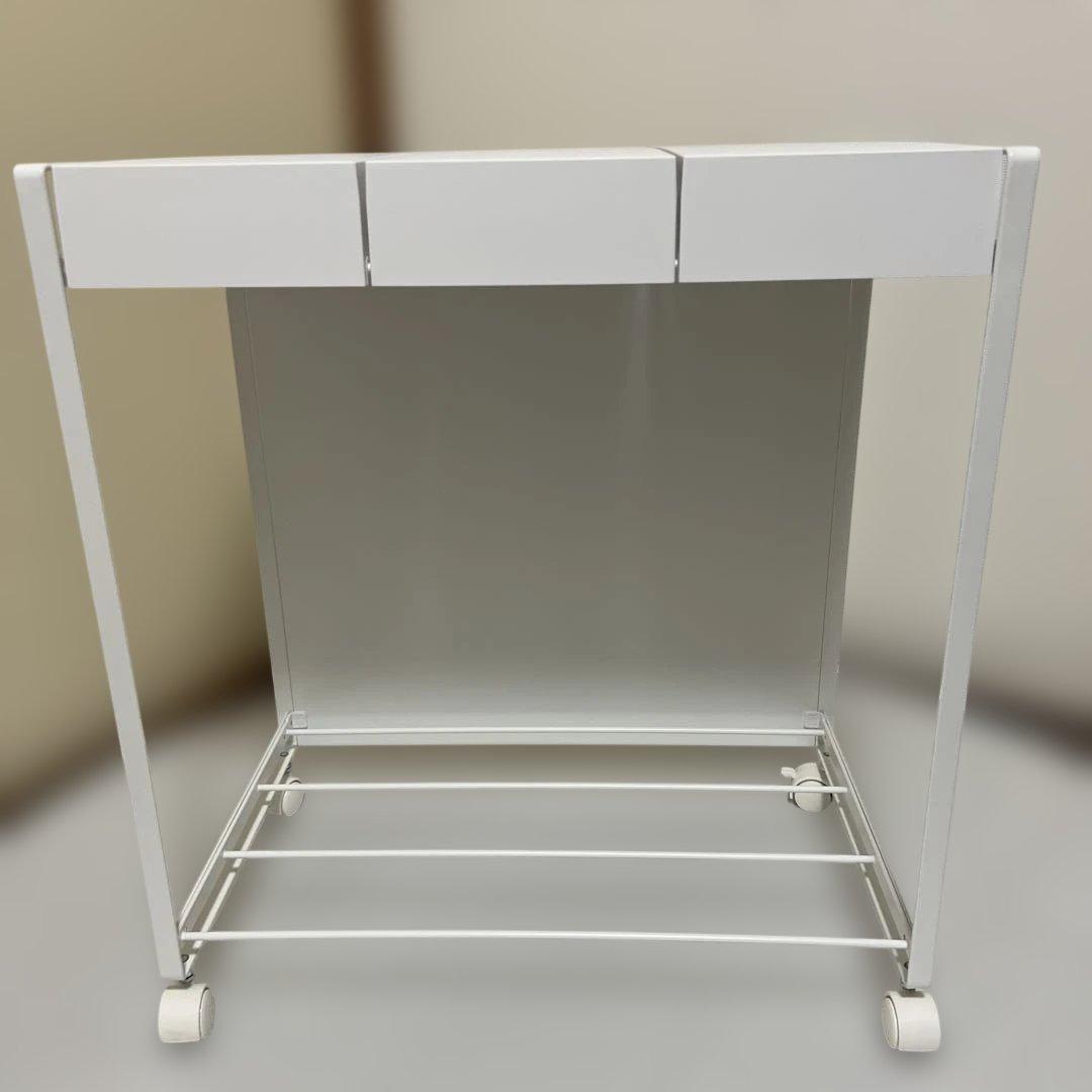 tower 山崎実業 蓋付き目隠し分別ダストワゴンタワー3分別 ゴミ箱