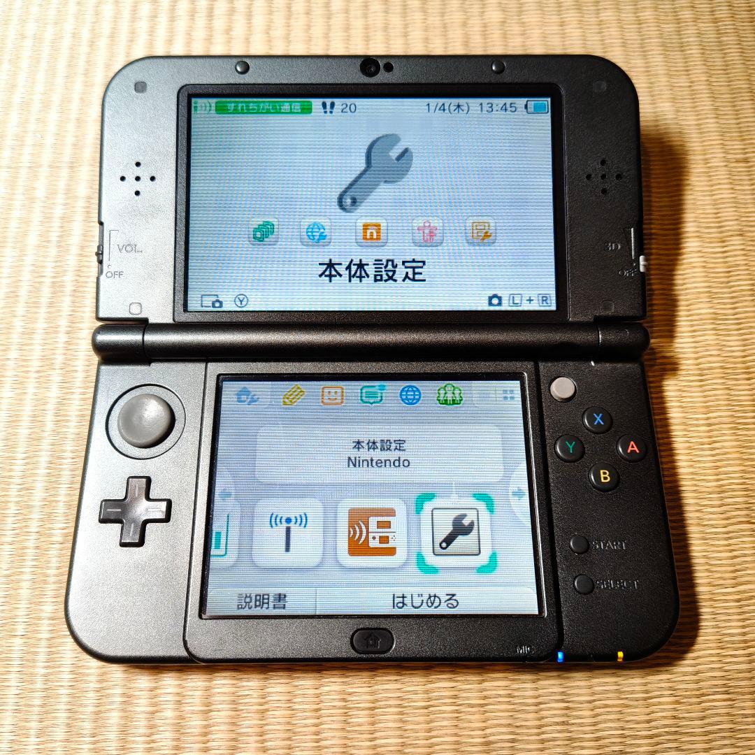 美品 New Nintendo 3DS LL ニンテンドー ブラック 動作良好