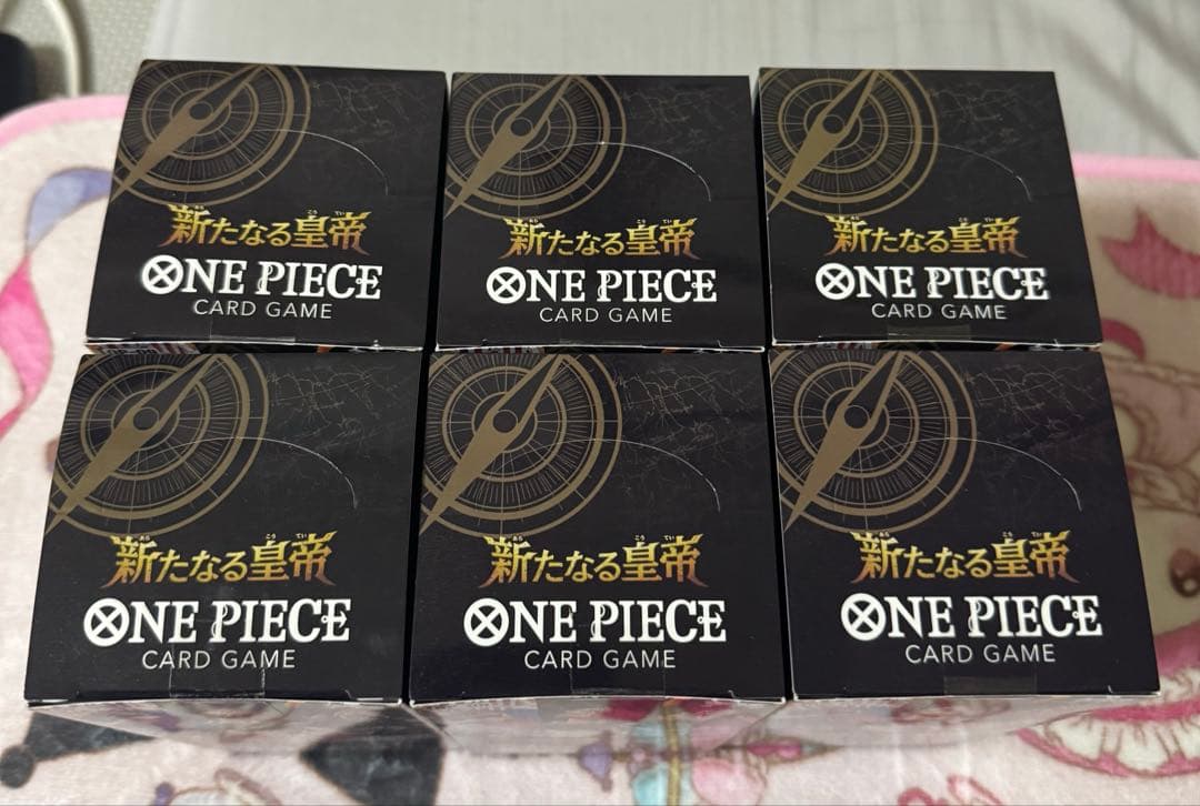 ONE PIECE カードゲーム 新たなる皇帝6箱セット テープ付き