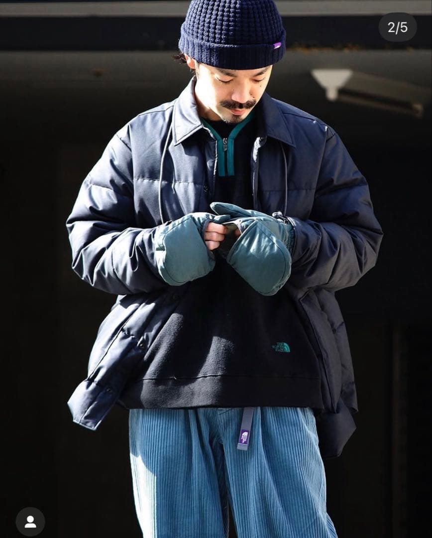 ノース フェイス パープルレーベル ガーメント ダイ コーデュロイパンツ 32