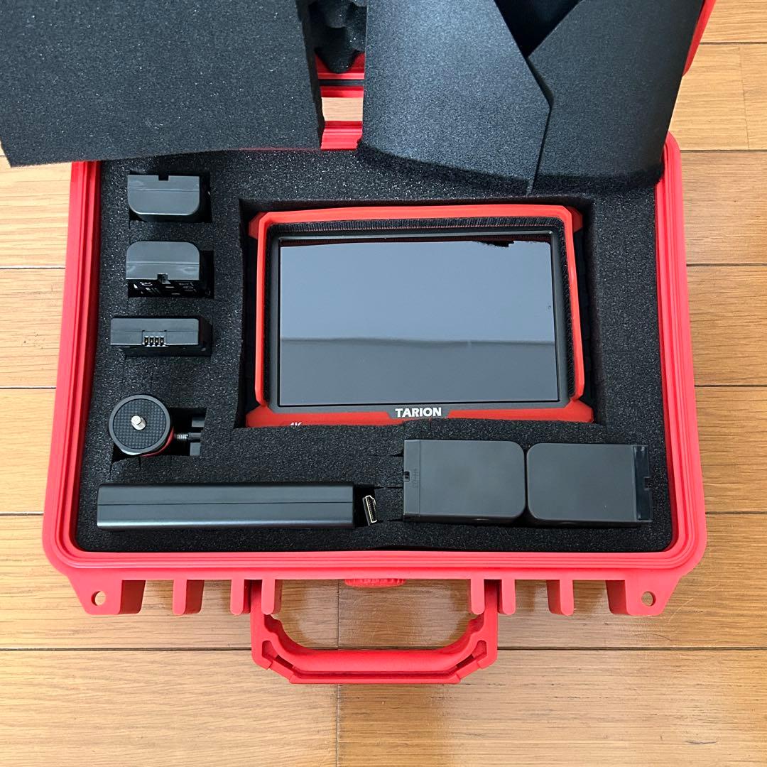 TARION X7s 7インチ 4k ビデオカメラモニター バッテリー ケース付