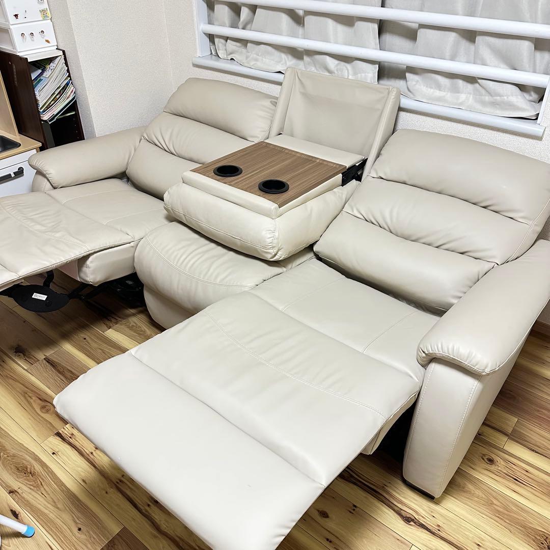 waco【美品】NITORI Nビリーバ 電動 リクライニング ソファ