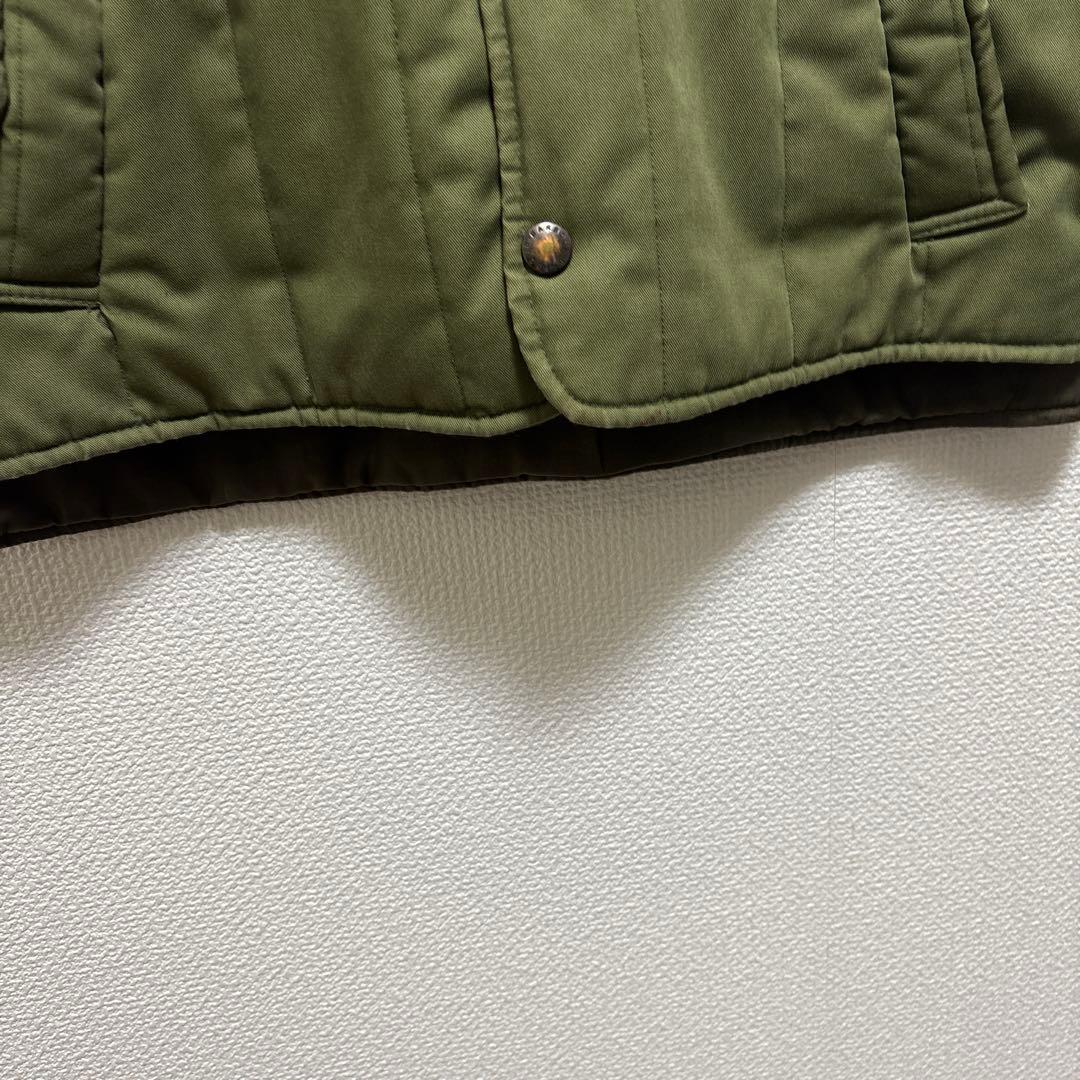 Barbour キルティングベスト　オリーブグリーン