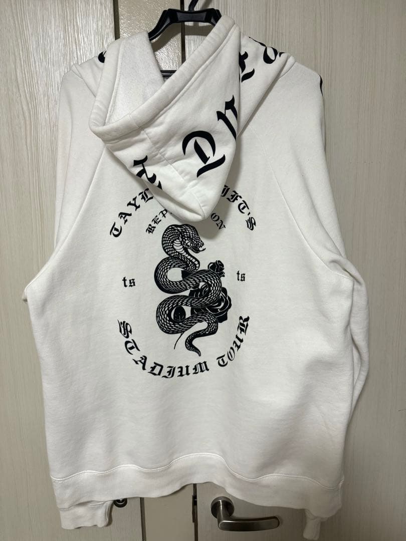 Taylor Swift Reputation パーカー　ホワイト M