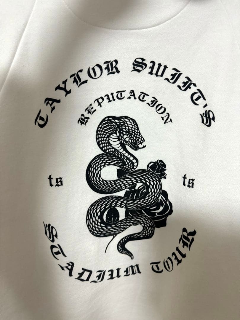 Taylor Swift Reputation パーカー　ホワイト M