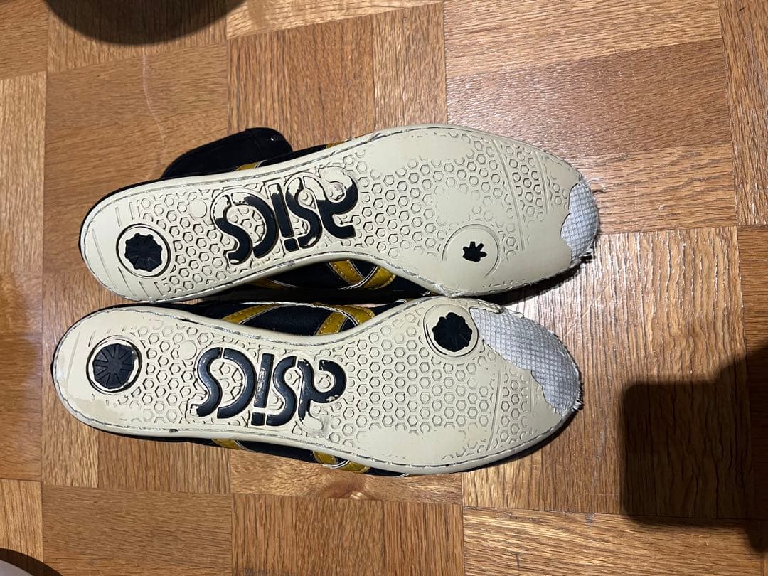 レスリングシューズ　旧オーダー　asics 実物　コレクター必見