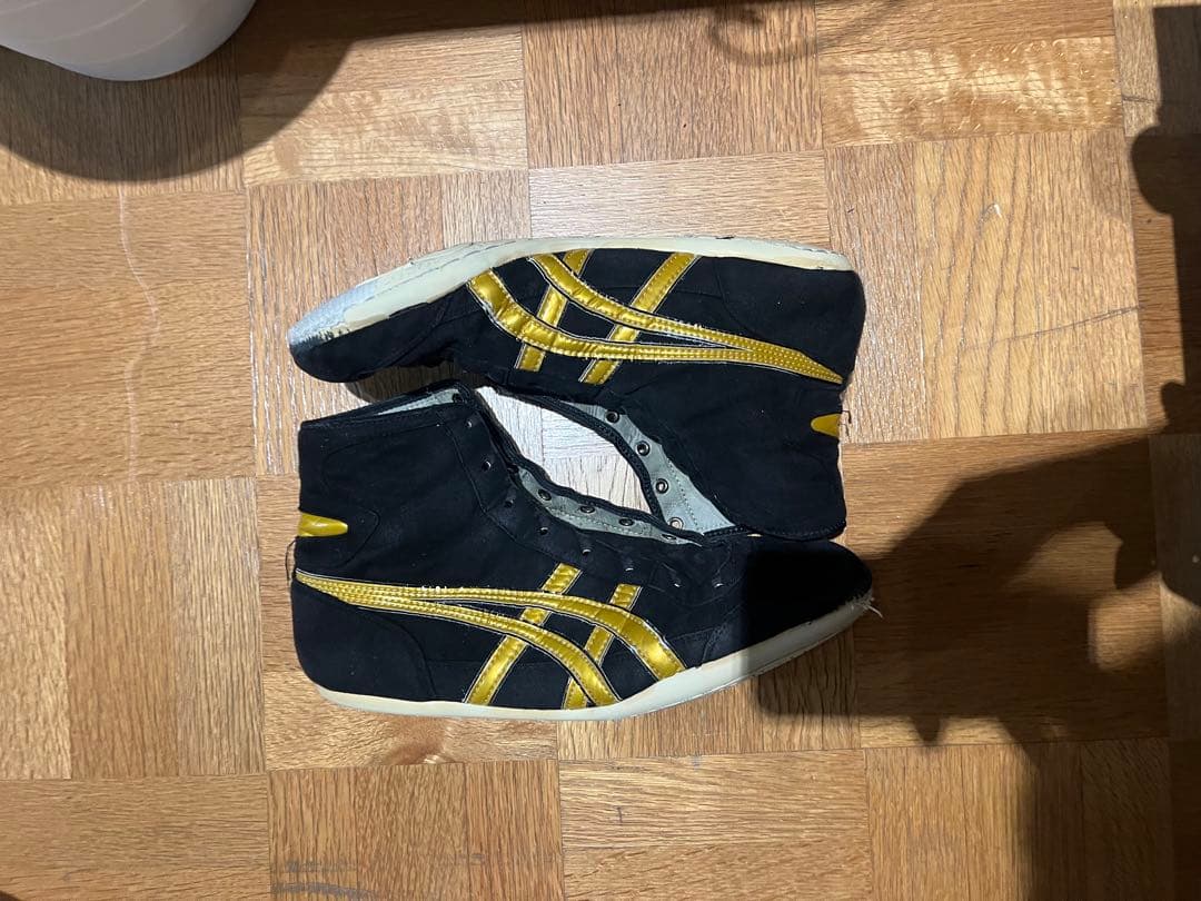 レスリングシューズ　旧オーダー　asics 実物　コレクター必見