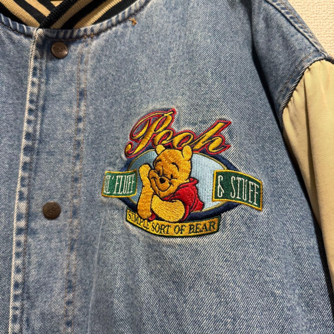ウィニー・ザ・プー デニムスタジャン プーさんジャケット