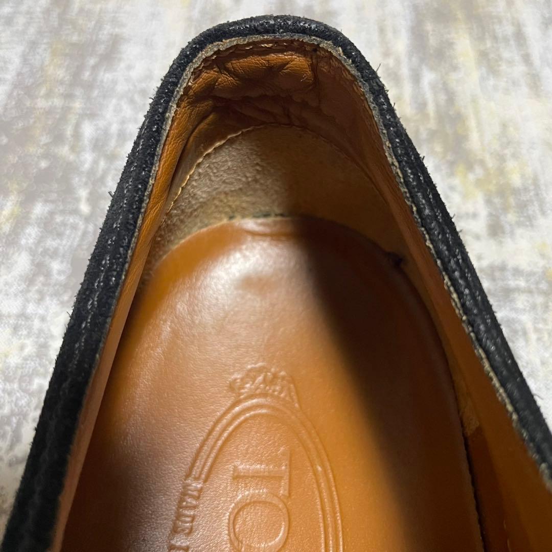 ★美品★トッズ TOD'S ドライビングシューズ【26.5】スエード Uチップ