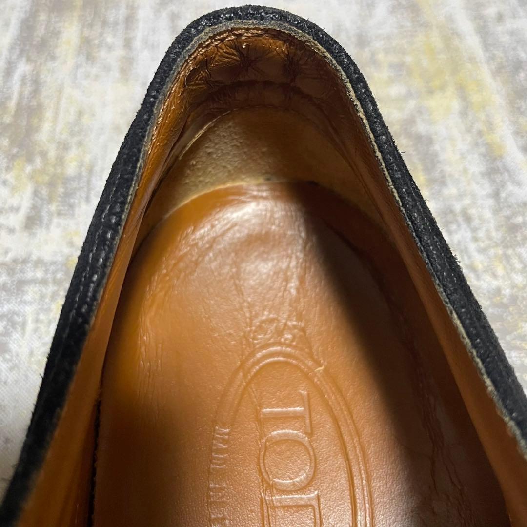★美品★トッズ TOD'S ドライビングシューズ【26.5】スエード Uチップ