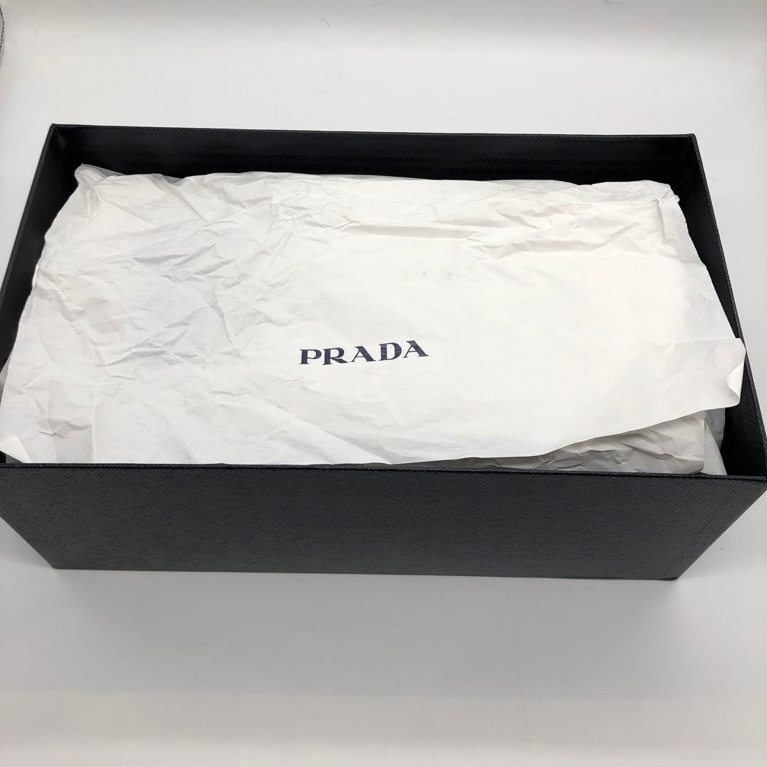 美品✨PRADA プラダ ドライビングシューズ 三角ロゴ サフィアーノレザー　6