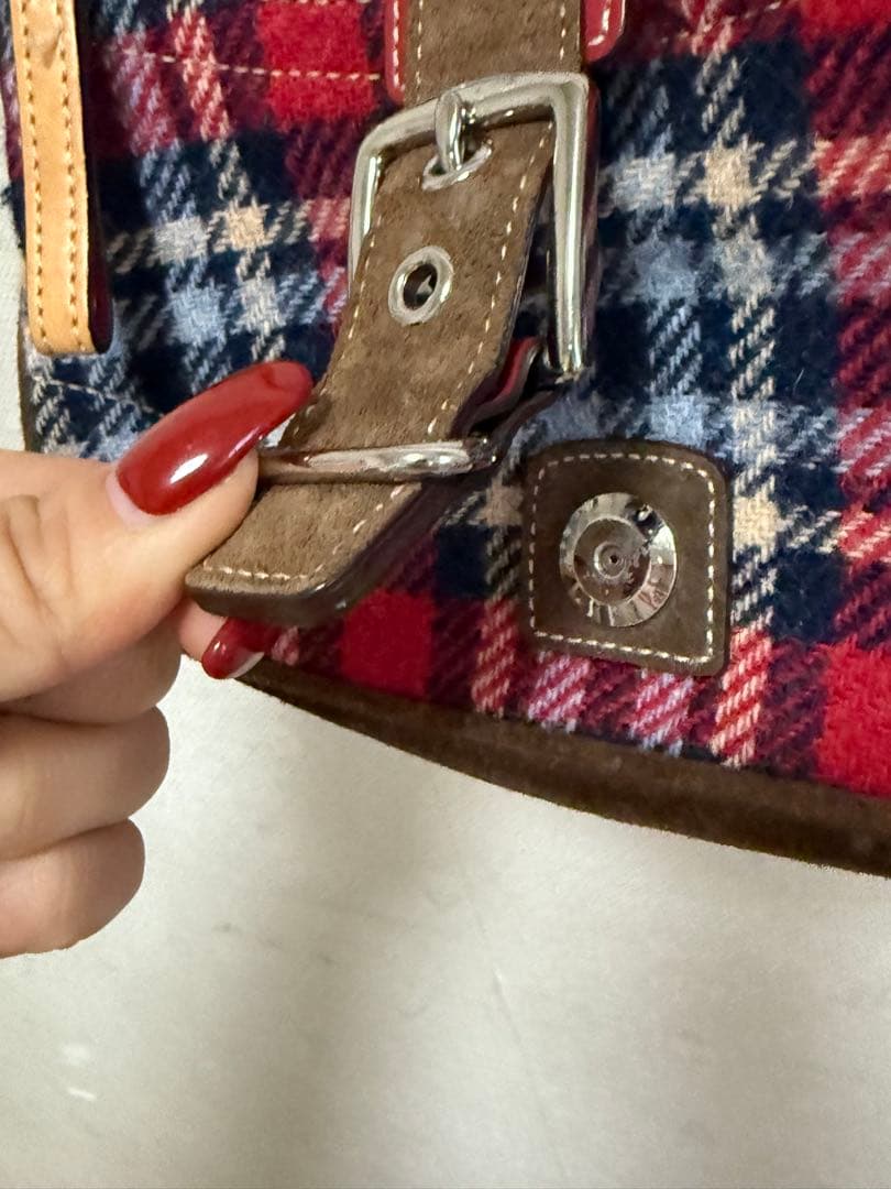 COACH チェック柄　バッグ