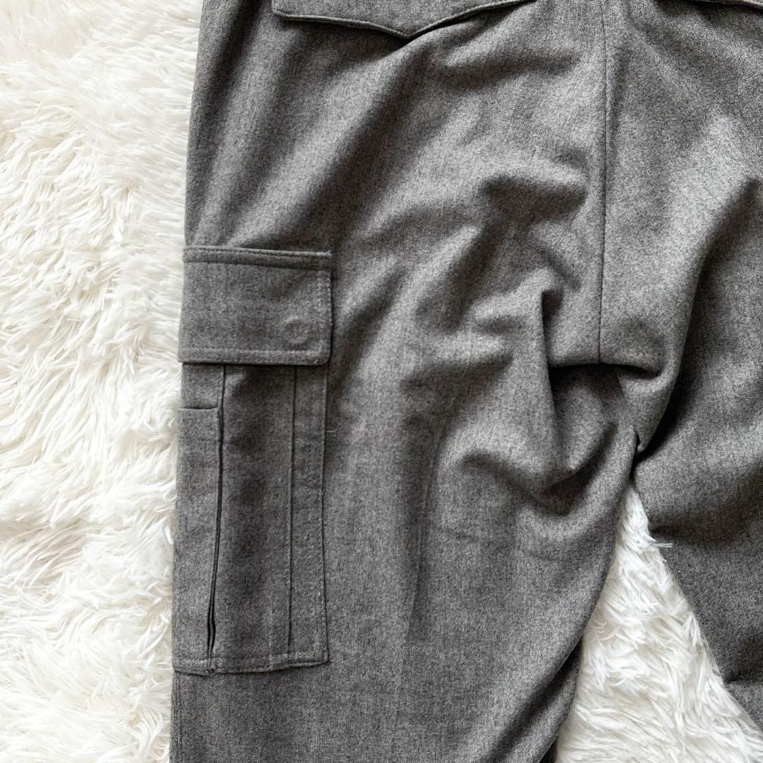 【美品】RALPH LAUREN PURPLE LABEL ウールカーゴパンツ