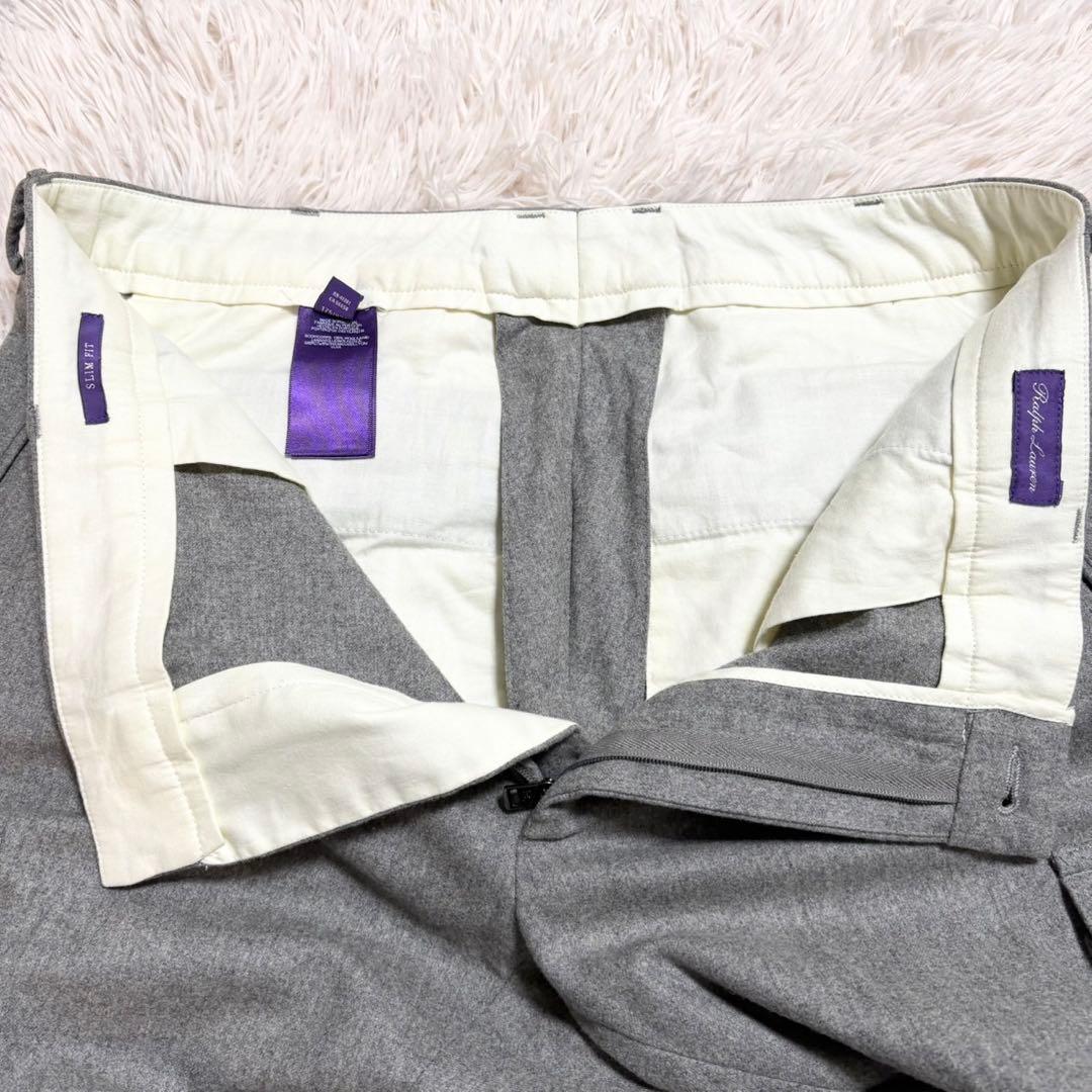 【美品】RALPH LAUREN PURPLE LABEL ウールカーゴパンツ