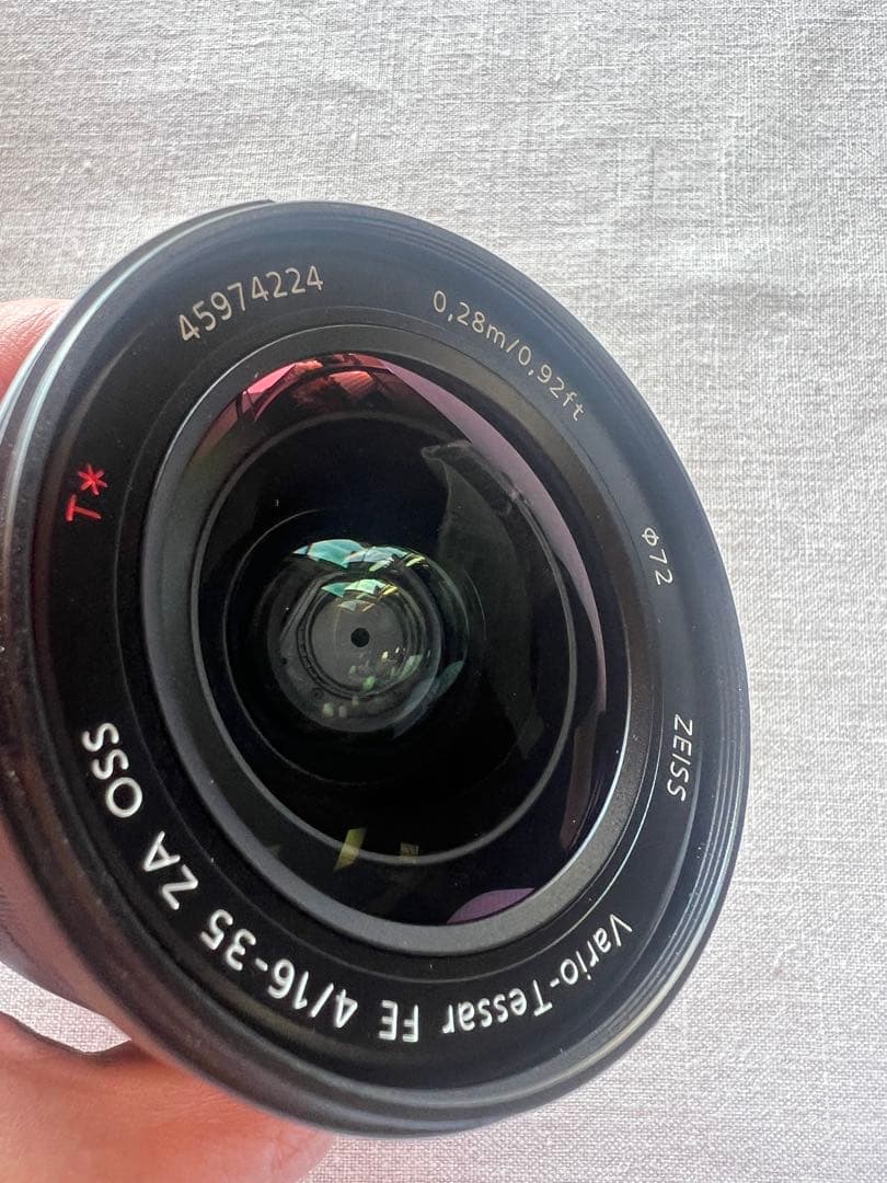 SONY レンズ　FE16-35mmF4ZA OSS ZEISS