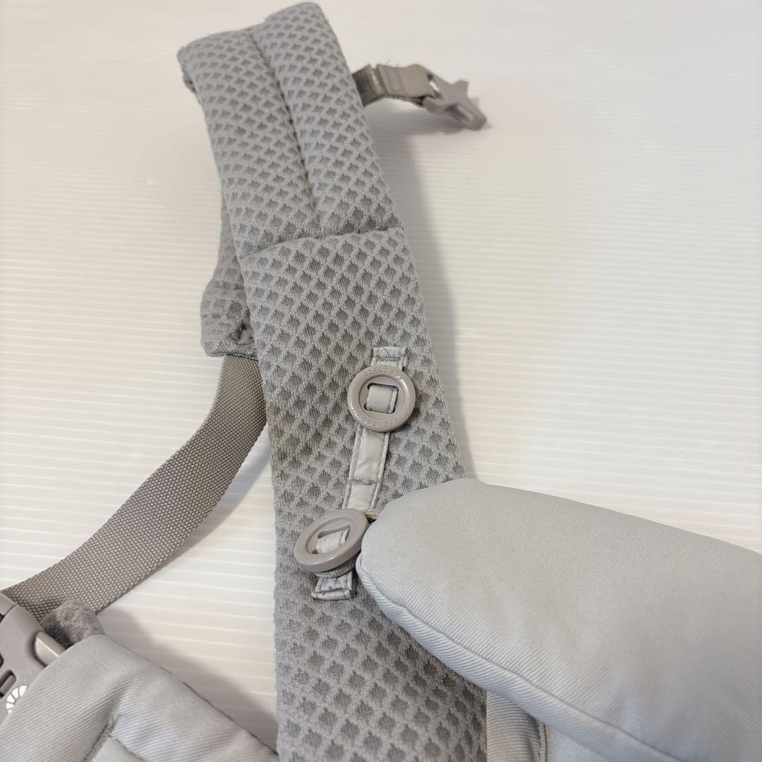 【美品】 エルゴベビー オムニブリーズ 抱っこ紐 パールグレー