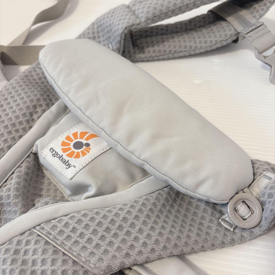 【美品】 エルゴベビー オムニブリーズ 抱っこ紐 パールグレー