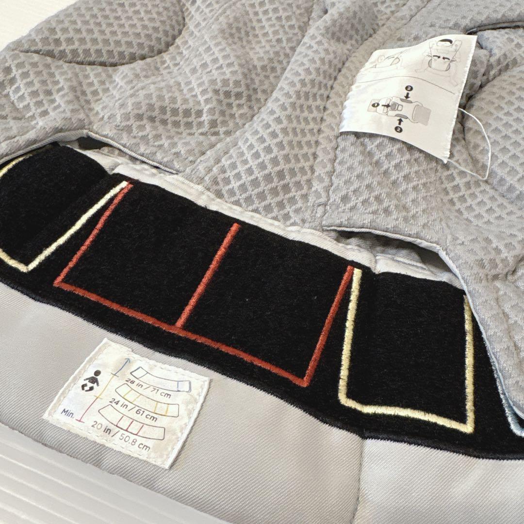 【美品】 エルゴベビー オムニブリーズ 抱っこ紐 パールグレー