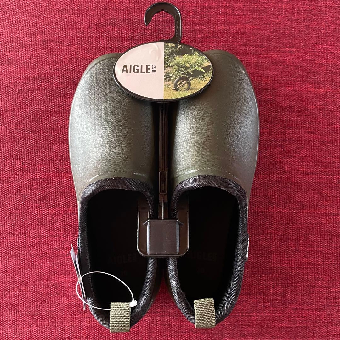 【24.5】 AIGLE レインシューズ