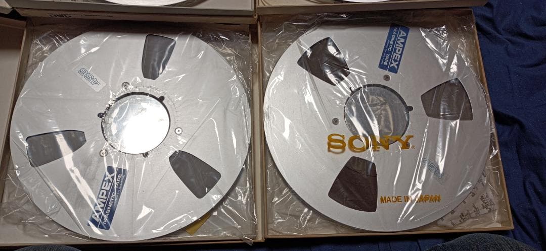 オープンテープ１０号４本アンペックス、マクセル