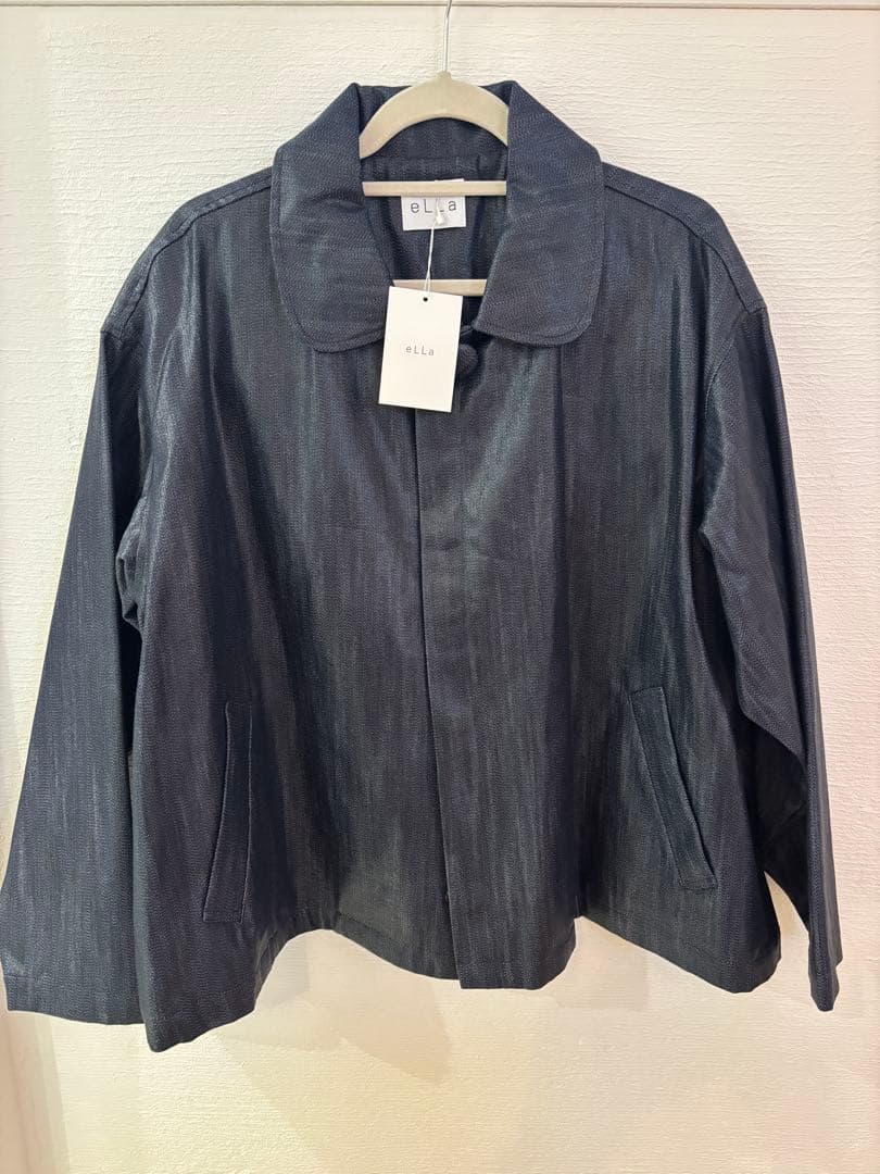 ジャケット・アウター ella selectshop denim oil cloth jacket