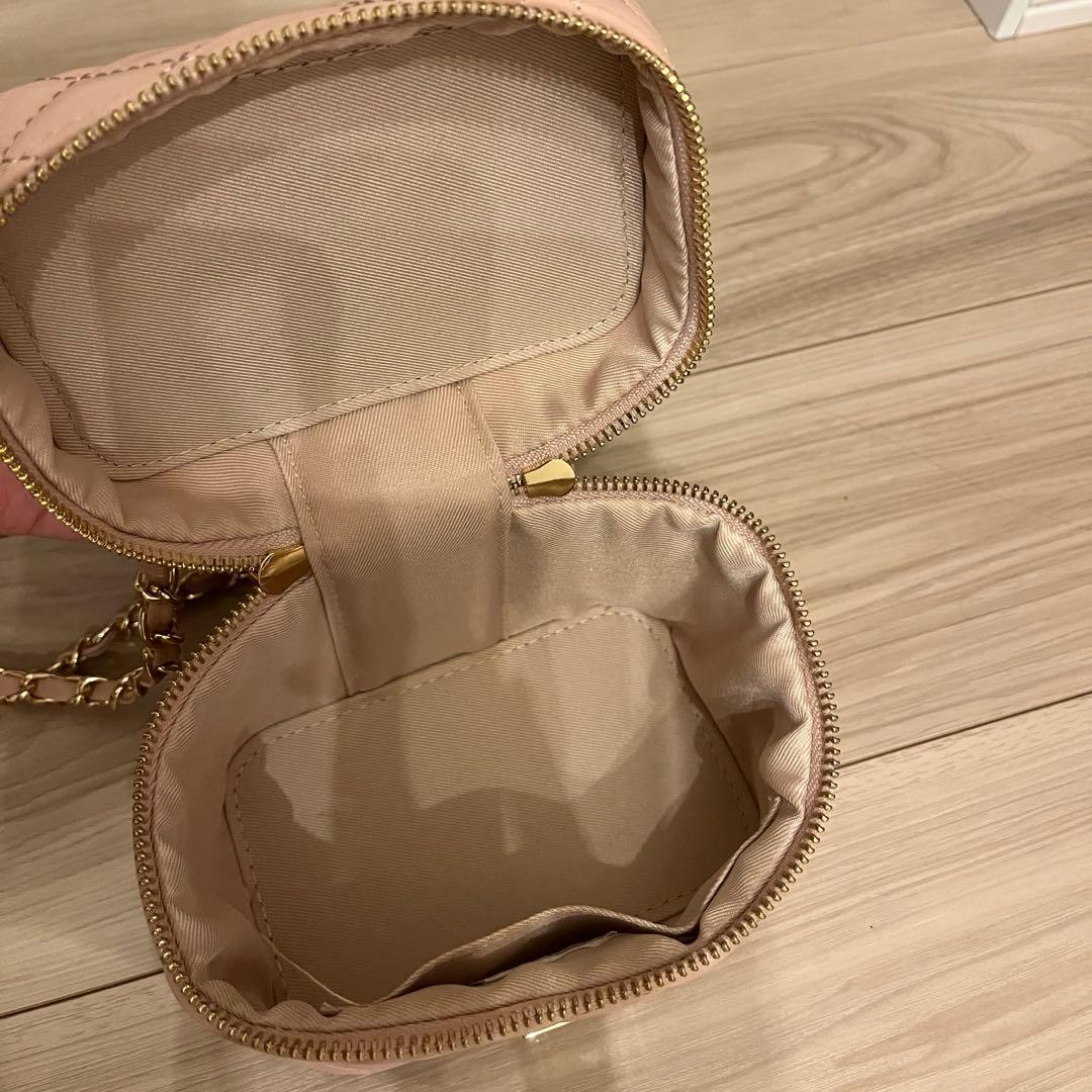 Darich キルティングスクエアミニバッグ　ピンク