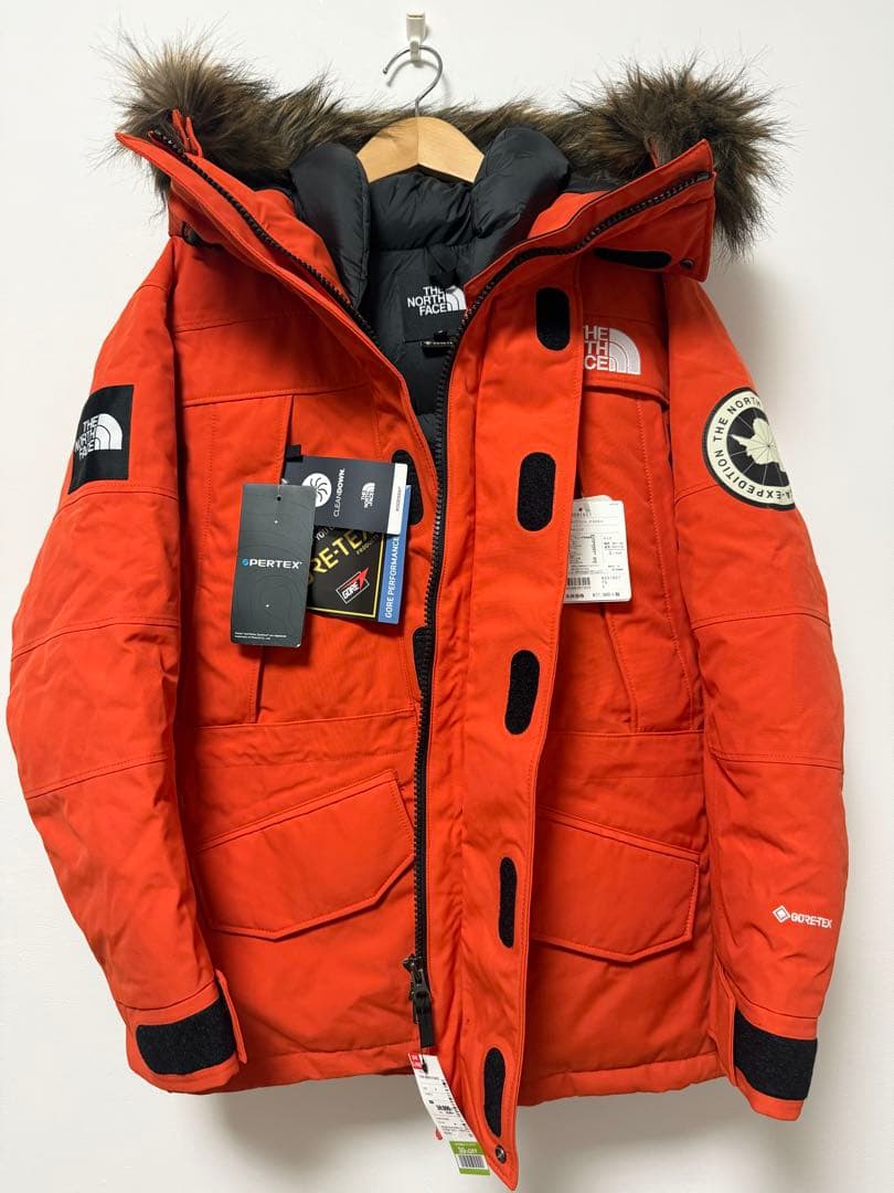 【新品タグ付】ノースフェイス アンタークティカパーカ S パパイヤオレンジ 希少