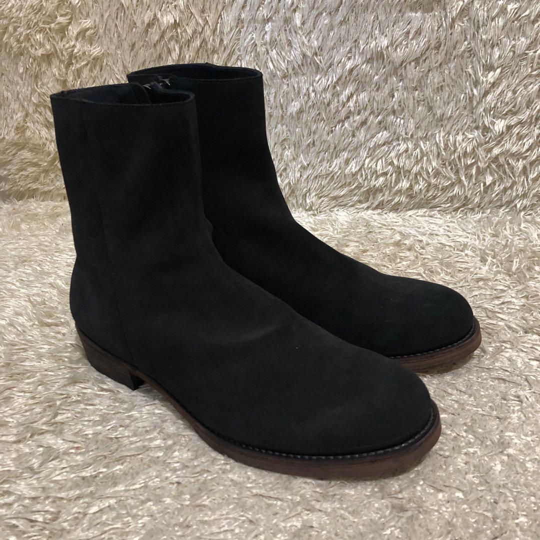 未使用✨カズユキクマガイ ブーツ　ブラック　サイズ42　27cm ブラック