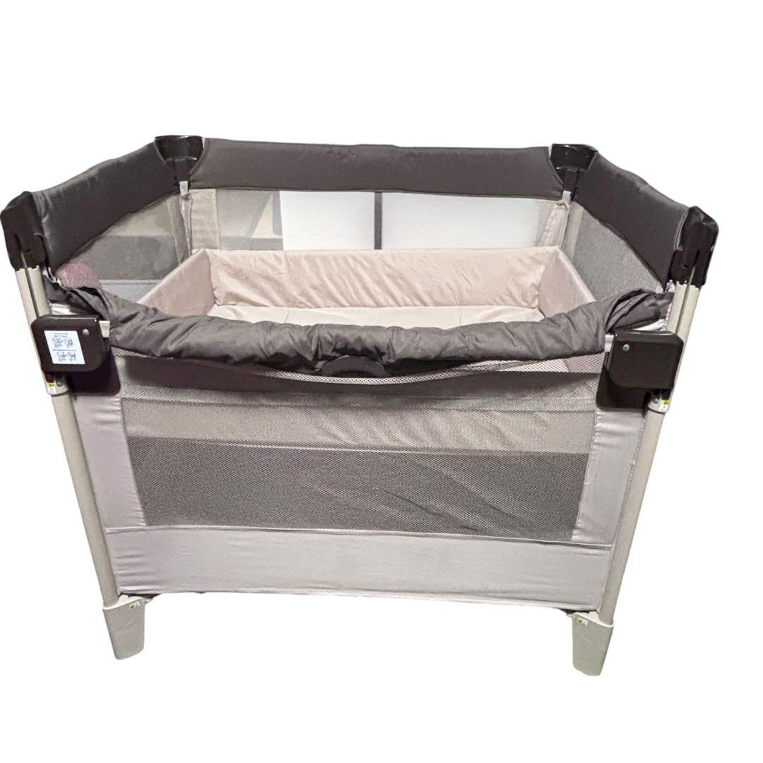 【美品】Aprica アプリカ ココネル ベビーベッド　66041 ココア