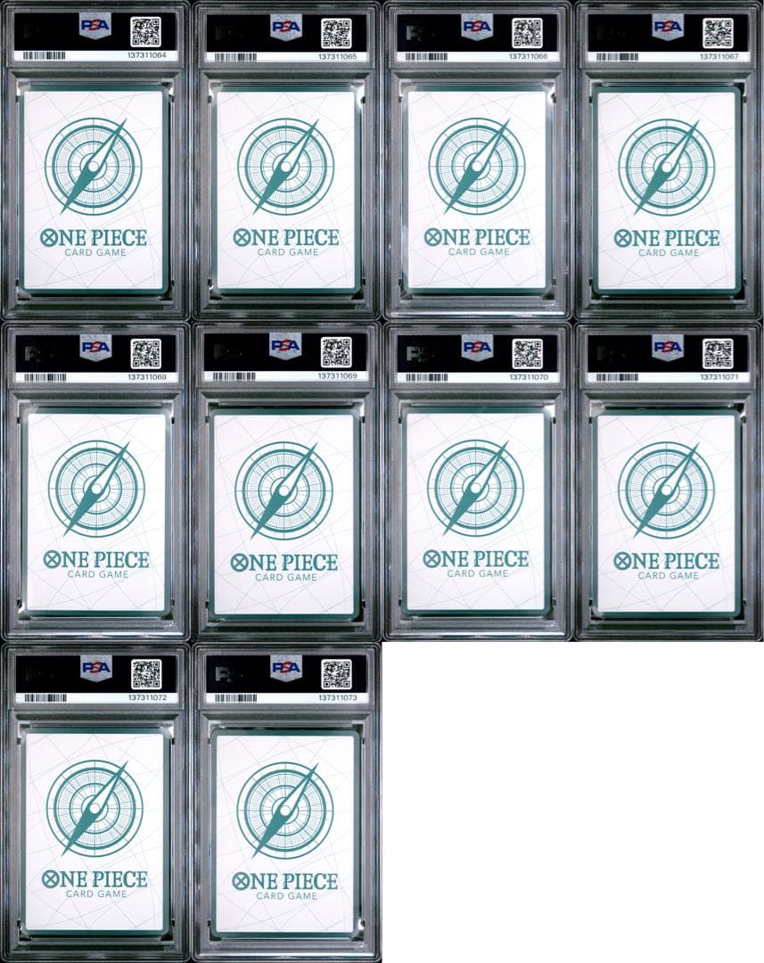 【PSA10 10連番】ワンピースカード　ヒロインズ　スペシャルセット　金ドン