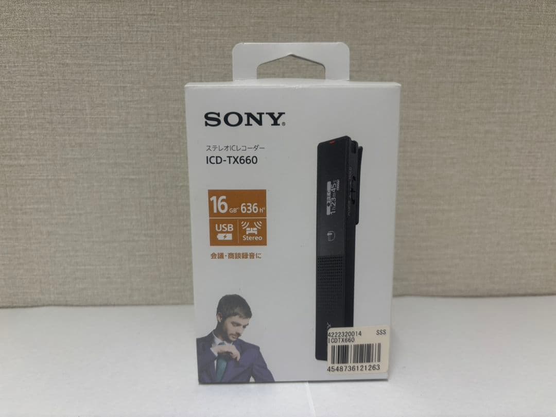 ソニー ステレオICレコーダー 16GB ICD-TX660 新品未使用