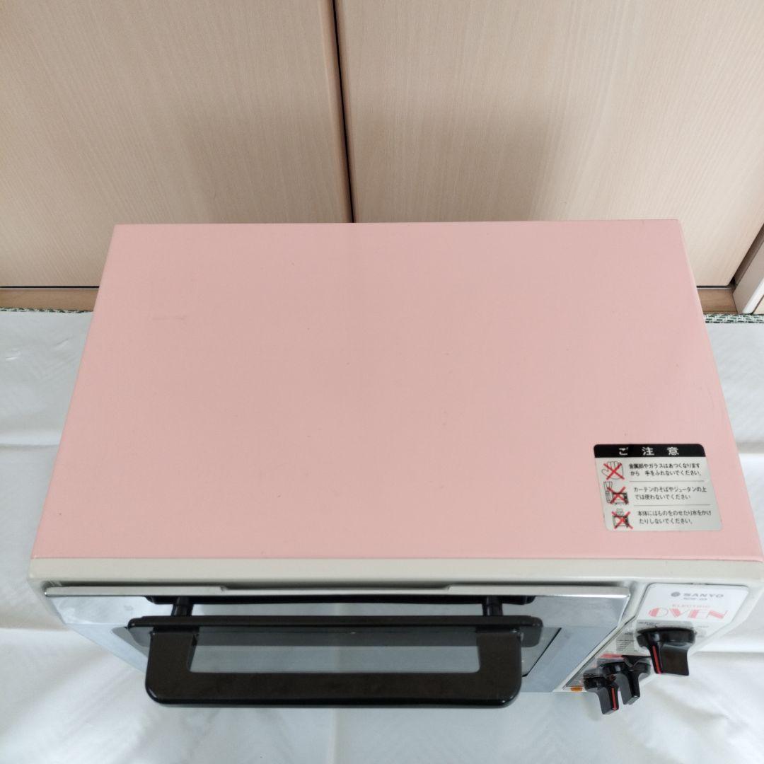 SANYO 電子オーブン　SOB-155　ピンク　/　レトロ　発酵　ヨーグルト