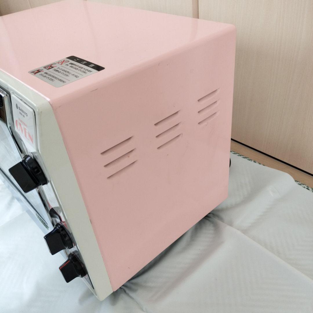 SANYO 電子オーブン　SOB-155　ピンク　/　レトロ　発酵　ヨーグルト