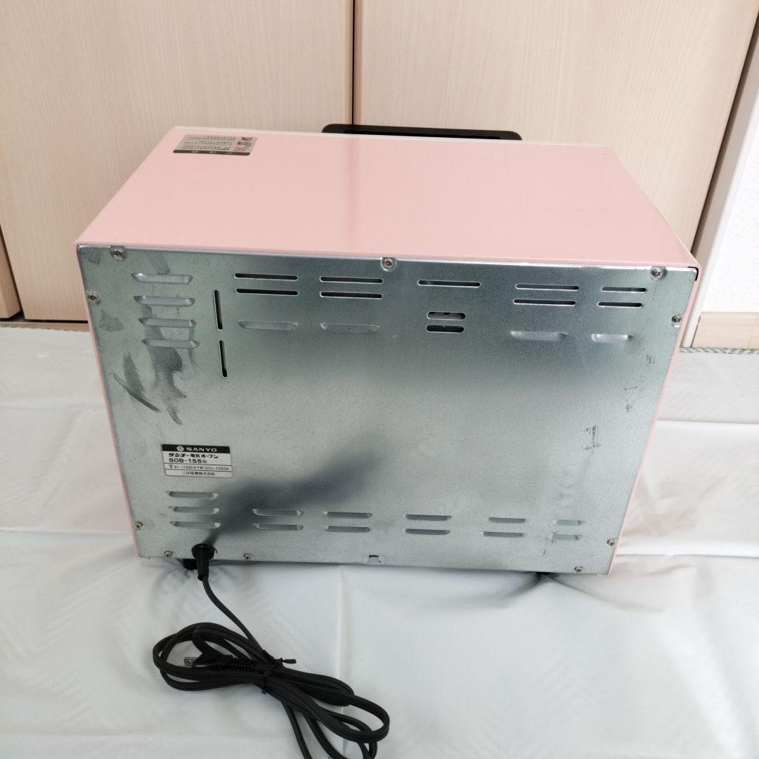 SANYO 電子オーブン　SOB-155　ピンク　/　レトロ　発酵　ヨーグルト