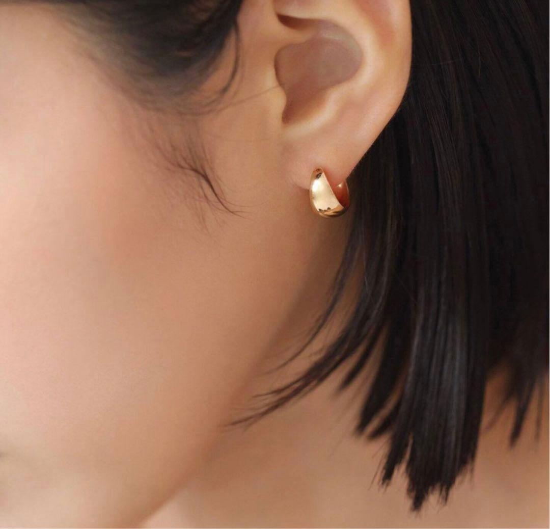 Lilas 三日月フープピアス　片耳のみ