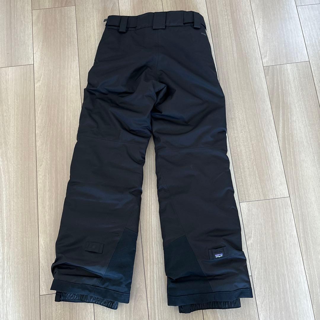 patagonia ブラック スノーパンツ　キッズ　パタゴニア