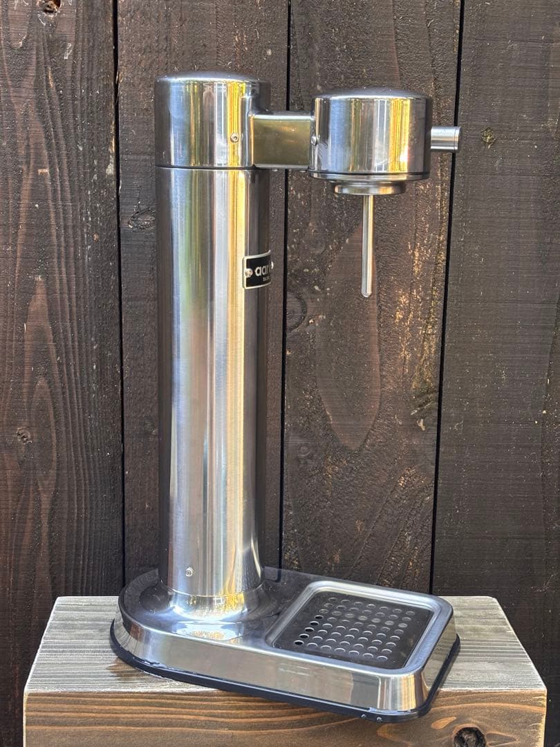 aarke カーボネーター3 スチールシルバー ガスシリンダー２本付き