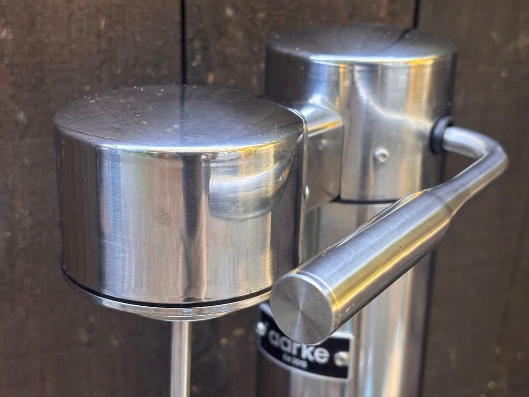 aarke カーボネーター3 スチールシルバー ガスシリンダー２本付き