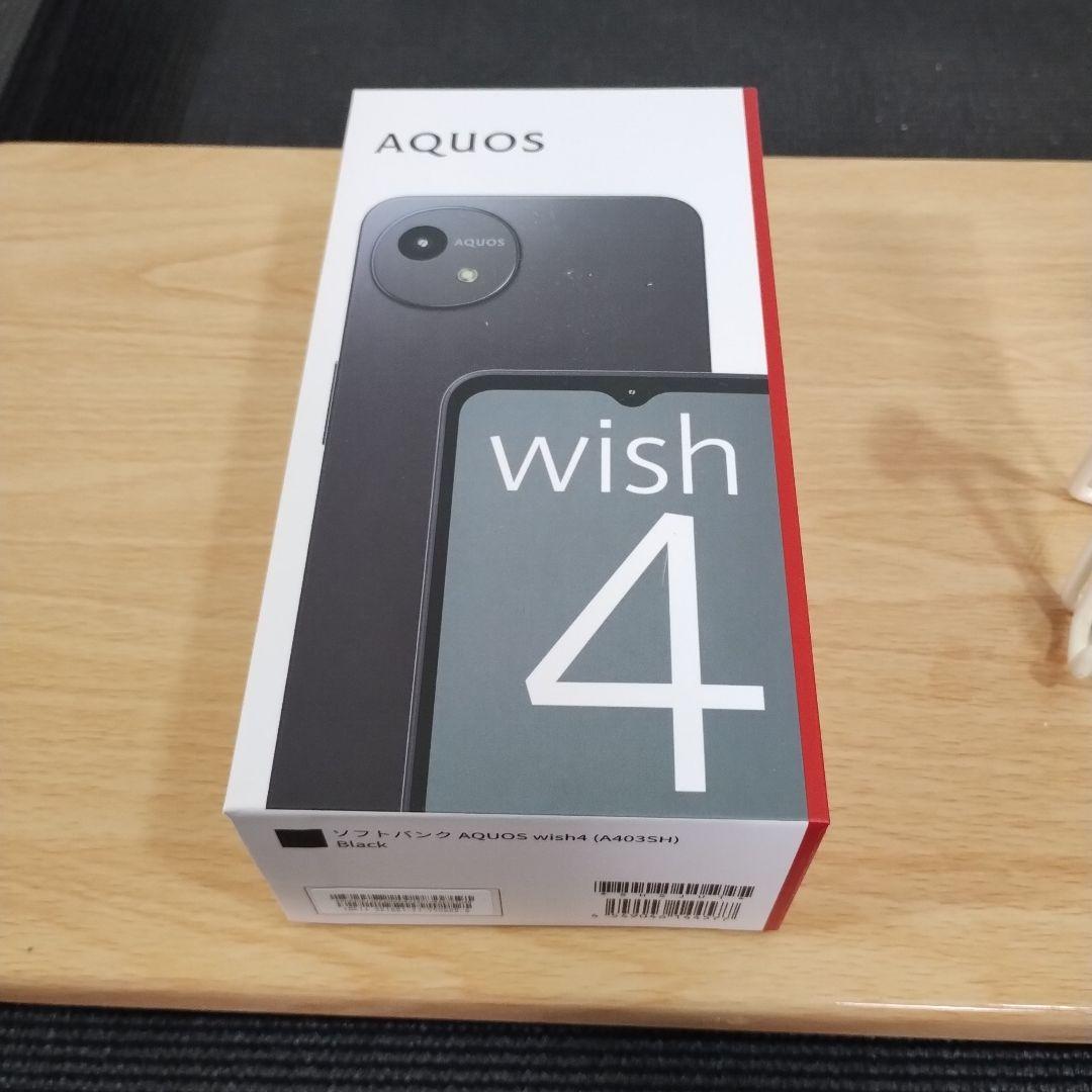 1*6様 スマホ　AQUOS wish 4　バッテリー良好　A403SH a29